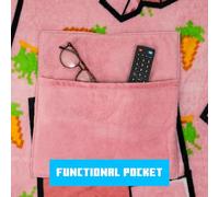 Paladone Minecraft Pig - Manta de cojín, Multicolor, Talla única