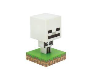 Paladone Minecraft Skeleton Icon Light Up Figure, Officially Licensed Collectibl