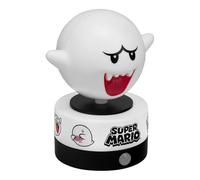 Paladone Nintendo Super Mario Boo Luz nocturna y alarma con sensor de movimiento, lámpara led con licencia oficial, para dormitorios infantiles, adolescentes y hogar, idea de regalo
