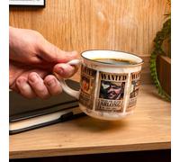 Paladone Taza One Piece Wanted Straw Hat Pirates, cambiadora de calor 350 ml, licencia oficial