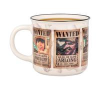 Paladone Taza One Piece Wanted Straw Hat Pirates, cambiadora de calor 350 ml, licencia oficial
