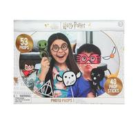 Paladone Pack de Props fotográficos Harry Potter - 58 Props con Palos, decoración para Fiestas y fotomatones con temática de Hogwarts, Divertido para Eventos temáticos