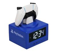 Paladone Reloj despertador digital con control DualSense PlayStation, luz nocturna, licencia oficial