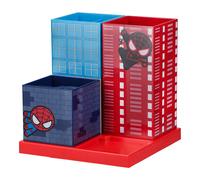 Paladone Spiderman - Organizador de escritorio con licencia oficial de cómics, decoración y regalo para fanáticos de la serie de cómics y jugadores, nostálgico superhéroe de Marvel