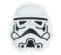 Paladone Lámpara de pared LED Star Wars Stormtrooper casco neón con cable licencia oficial