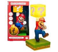 Paladone Lámpara Diorama Super Mario – 35 cm táctil, 3 niveles, sonido, USB (oficial Nintendo)