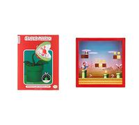 Paladone Super Mario - Piranha Plant Posable Lamp BDP (PP6348NN) & PP6351NN Super Mario Bros. Hucha para Monedas (18 cm)