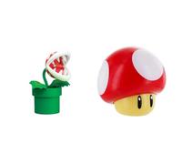Paladone Super Mario - Piranha Plant Posable Lamp BDP (PP6348NN) & Super Mario Mushroom Luz con Sonido, Plástico, Multi