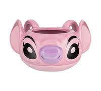 Paladone - Taza de café de cerámica de 450 ml con la forma de Angel de Disney. Producto oficial de Lilo & Stitch. Artículos novedosos en 3D para bebidas calientes, té y chocolate caliente