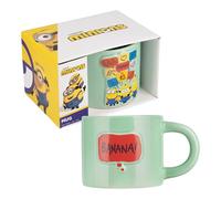 Paladone Taza de cerámica con relieve de Minions, 400 ml, diseño de personajes, licencia oficial