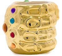 Paladone Taza Guantelete del Infinito Avengers - Taza Cerámica Oficial, Pintura Dorada con Piedras del Infinito
