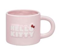 Paladone Taza de café Hello Kitty – 400 ml, cerámica rosa pastel, licencia oficial Sanrio