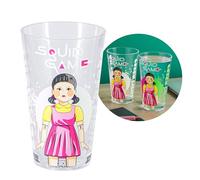 Paladone Vaso de cristal que cambia de color rojo y verde claro - Producto oficial para fanáticos de las series de televisión y regalo para coleccionistas, vaso de coleccionista para fanáticos del