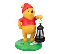 Paladone Winnie the Pooh Solar Gnome Light - Luz de jardín para exteriores con sensor de oscuridad para amanecer - Recargable
