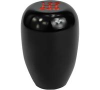 Palanca de cambios del coche Palanca de cambios universal 5 velocidades con cabezal manual modificación y 3 adaptadores(Negro)