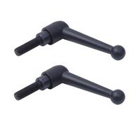 Palanca de mango sujeción hilo ajustable nailon | M6-M16 2 uds Nylon for maquinaria torno impresión electrónica: sujeción de hilo ajustable(M8*63*32)