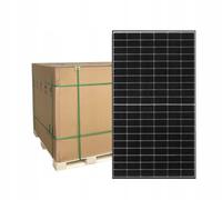 Paleta de 36 módulos fotovoltaicos JA Solar de 570W, células partidas Percium de 182mm, cables de conexión largos (aprox. 140cm), conector MC4/EVO2, multi-BB, peso 28kg, marco plateado