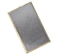 Paleta de resina para arte de uñas, paleta de esmalte de uñas, placa de mezcla (gris)