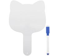 Paleta de Respuestas Reutilizable para Aula, Madera Abs, Blanco