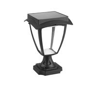 Paletto LED Solar Exterior 2W Jardín Luz Caliente Regulable Negro V-TAC VT-983