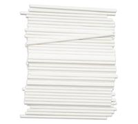 Palillo de piruleta, barra de piruleta, varillas de papel para decoración de tartas, longitud de 7,3 cm, para hacer paletas, caramelos, chocolates, galletas (100 unidades)