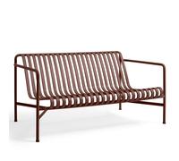 HAY Sofá lounge Palissade Iron red