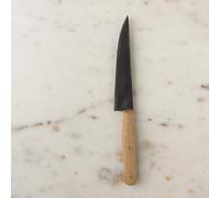 Pallarès Solsona - Cuchillo de cocina Pallarès de acero carbono con mango de haya, artesanal y equilibrado para uso diario en cocina profesional o doméstica, resistente y mantenido afilado más tiempo