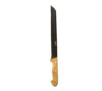 Pallarès Solsona - Cuchillo de pan Pallarès Solsona con hoja de acero inoxidable ancha y afilada, mango de boj artesanal resistente y equilibrado, ideal para cortar hogazas crujientes y panes de molde