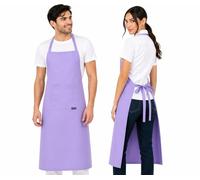 PALLTEX BORAGO Delantal de cocina para hombres y mujeres, delantal para damas y caballeros para cocinar, manualidades, pintura, horneado EN ISO 13688, Iris, Talla única