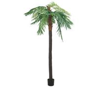 Palmera Fénix Artificial Con Macetero 305 Cm Verde Vidaxl