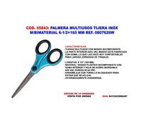 Palmera multiusos tijera inox m-bimat.6-1-2 165 mm 0807626w