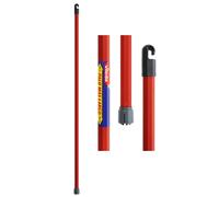 Vileda Palo para fregona MonoClick 112139 – 140 cm Rojo con enganche