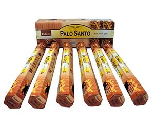 Palo Santo Aromático Natural - Barras de Incienso para Aromaterapia, Caja 6 Paquetes de 20 Unidades, Gran Duración