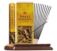 Palo Santo - Varillas de incienso y soporte para varillas de incienso