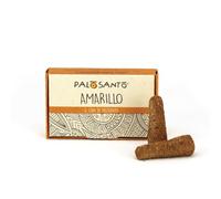 PALOSANTO - 6 Conos de Palo Santo - Variedad Amarillo - Incienso Natural - Yoga, meditación, Aroma Relajante, Bienestar Natural - Bursera Graveolens chamánica Original
