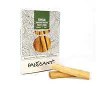 PALOSANTO - Incienso Palo Santo Especial - 5 Palitos - Madera Sagrada Bursera Graveolens de Perú - Aroma Intenso y Robusto para rituales y Ceremonias - Producido de Forma Etica y Sostenible