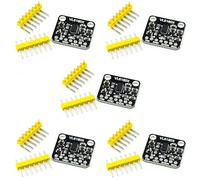 PAMEENCOS 5 unidades VL6180 VL6180X Sensor de distancia buscador de rango óptico de luz módulo de reconocimiento de gestos placa de desarrollo I2C interfaz 3.3V 5V emisor sensor de luz ambiental para