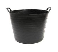PAMEX - Capazo plástico flexible 42 l negro
