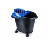 Pamex - Cubo 15l One Intrasecchio con Escurridor y Ruedas - 12 Unidades (Azul)