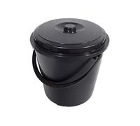 PAMEX - Cubo Basura 16L con Tapa, Modelo Big Bang (Negro)