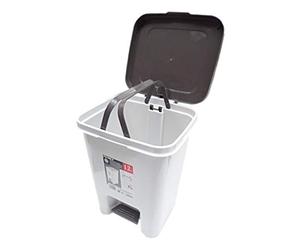 PAMEX - Cubo/Papelera de basura con pedal - 12 litros