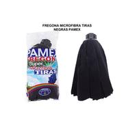 Pamex Fregona Microfibra Tiras Negra