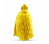 PAMEX - Fregona Tiras Microfibra Limpieza Profunda, Máxima Absorción y Secado Rápido (Amarillo)