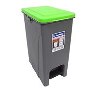 PAMEX - Papelera con pedal 30L (Verde)