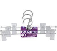 PAMEX Percha para Falda o Pantalón Set de 3 Unidades