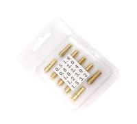 PAMINGONO 20 Pinzas de Latón para Herramienta Rotativa de 4,2 Mm, Compatibles Taladro Multifunción, Ideales para Perforar Cartón y Uso en Hogar o Hardware