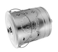 PAMINGONO Barrel de Acero Inoxidable para Quema de Papel Moneda con Ventilación y Asas Laterales Modelo de Jardín Resistente al Calor Pequeño sin Forro Interior