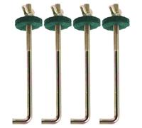 PAMINGONO Kit de Reparación de 4 Pernos para Pedal de Piano Acústico y Digital Accesorios de Metal para Gancho de Conexión del Pedal Piezas de Reparación Resistentes para Mantenimiento y