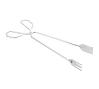 PAMINGONO Pinza para Carbón de Hierro Fuerte Mango Largo para Barbacoa y Chimenea, Accesorio Práctico para Evitar Quemaduras en Cocina y Camping