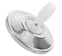 PAMINGONO Recambio Mopa Redonda de Acero Inoxidable con Base Resistente Cabezal Giratorio para Fregona Giratoria Accesorio Mantenimiento para Limpieza de Suelos y Superficies Domésticas